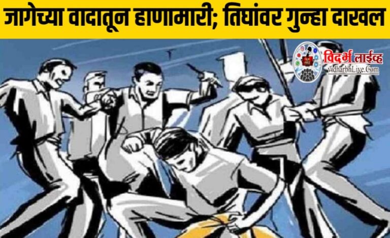 जागेच्या वादातून हाणामारी; तिघांवर गुन्हा दाखल, खामगाव तालुक्यातील घटना!