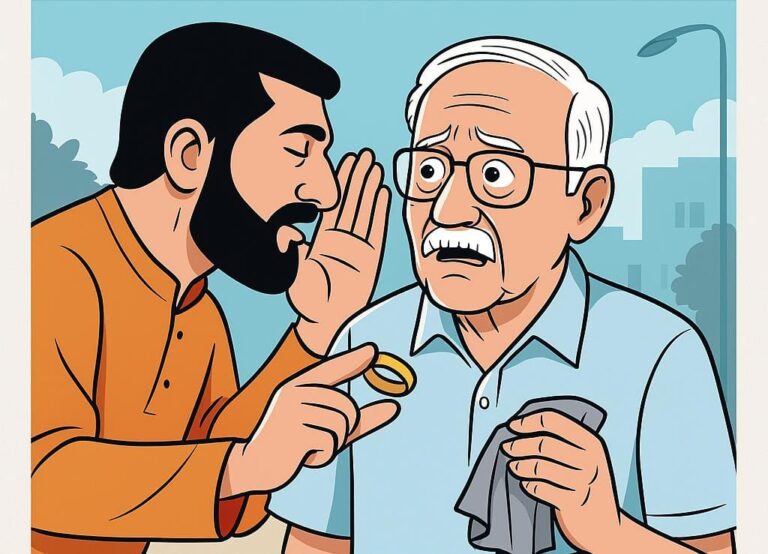 “कानमंत्र” देण्याच्या बहाण्याने निवृत्त मुख्याध्यापकाची सोन्याची अंगठी लंपास; आरोपी सीसीटीव्हीत कैद